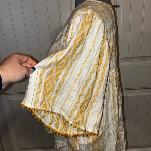 Ariat Marigold & White Women's Top / Blouse - Picture 2 of 7